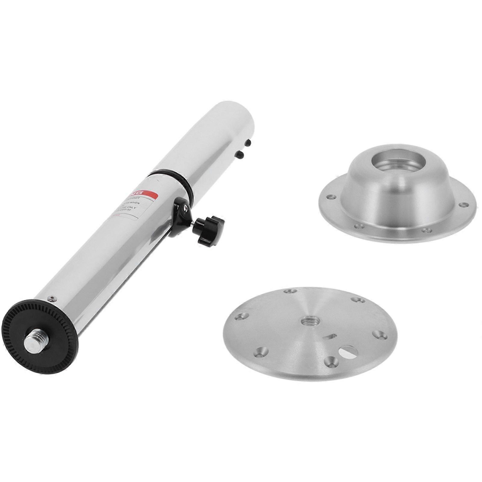 22‑28in Table Pedestal Kit Height Adjustable Desk Legs with Surface Mount Base Universal for RV Yacht