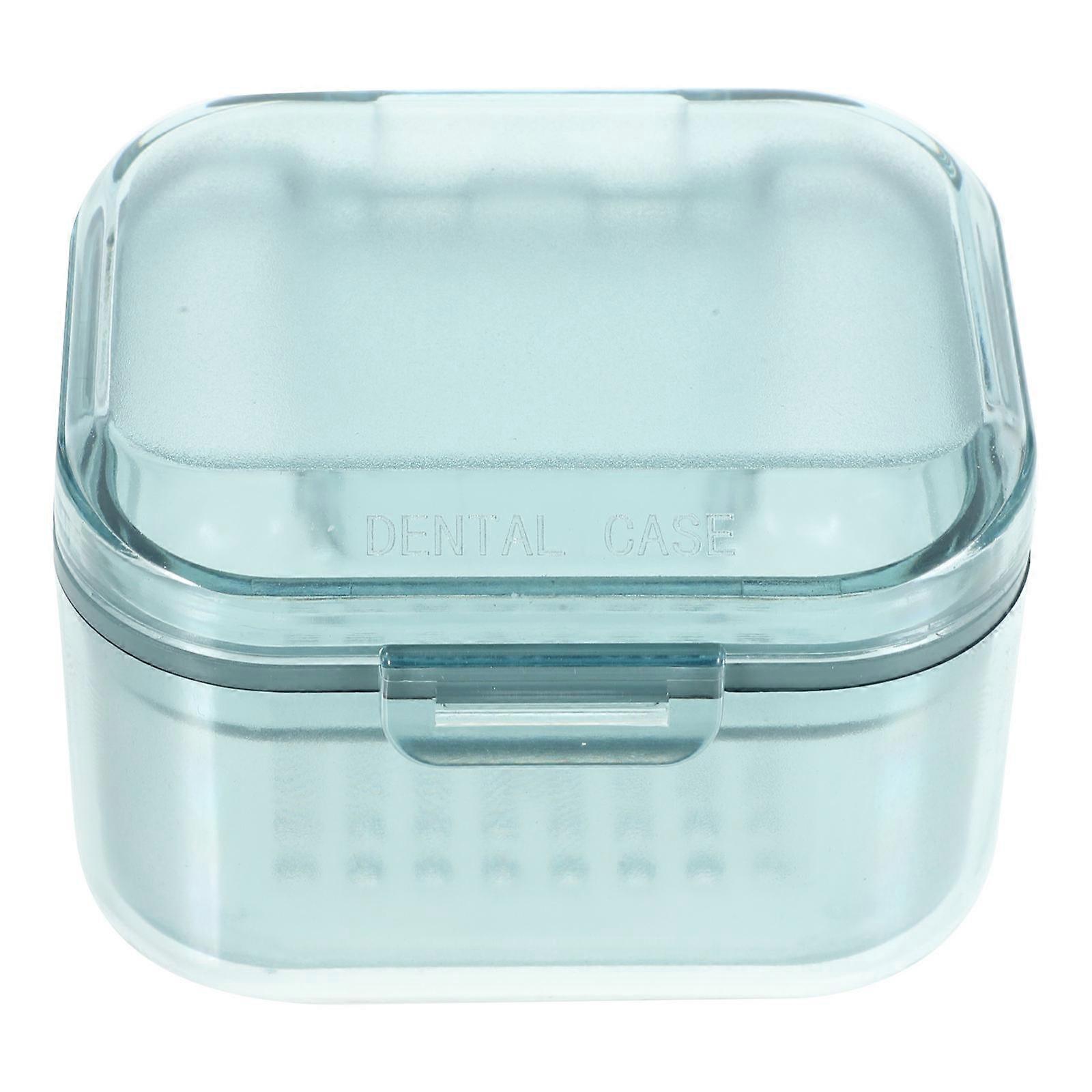 Retainer Holder Case For Oral Care Rectangular Shape PC Material Water Drainage 1Pcs