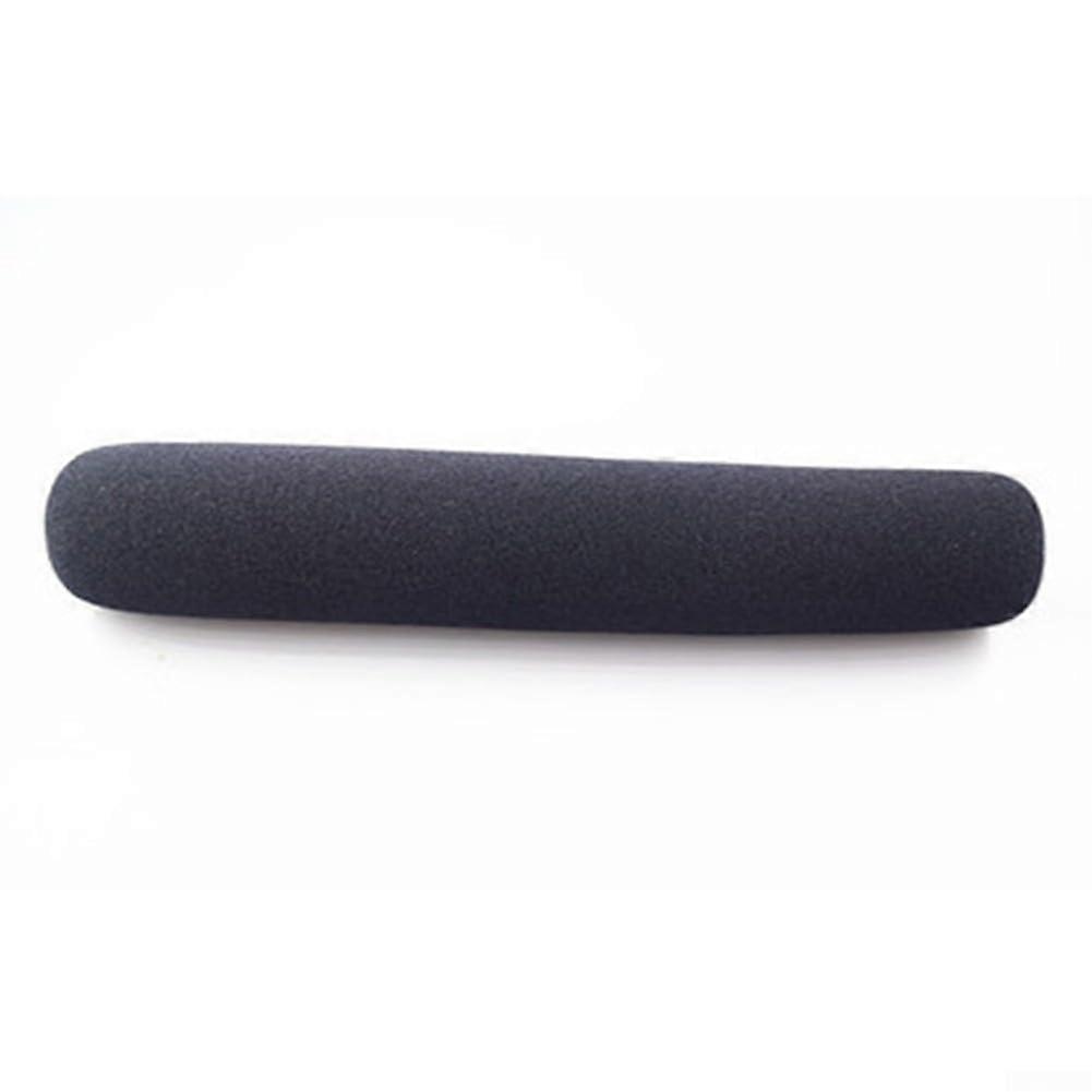 Sponge microphone windscreen for improved audio, designed to reduce wind noise (25 x 2.1 cm)