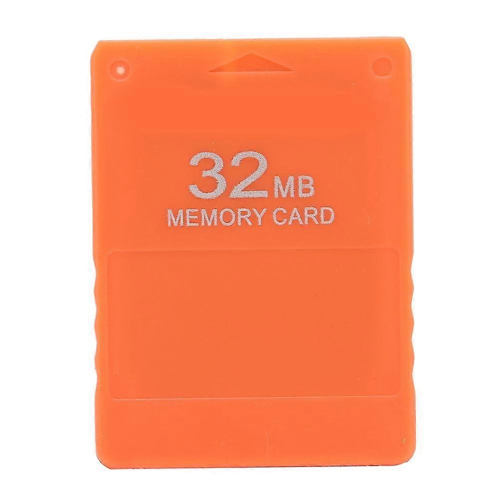 32MB High Speed Portable Memory Card for PlayStation 2 - Orange