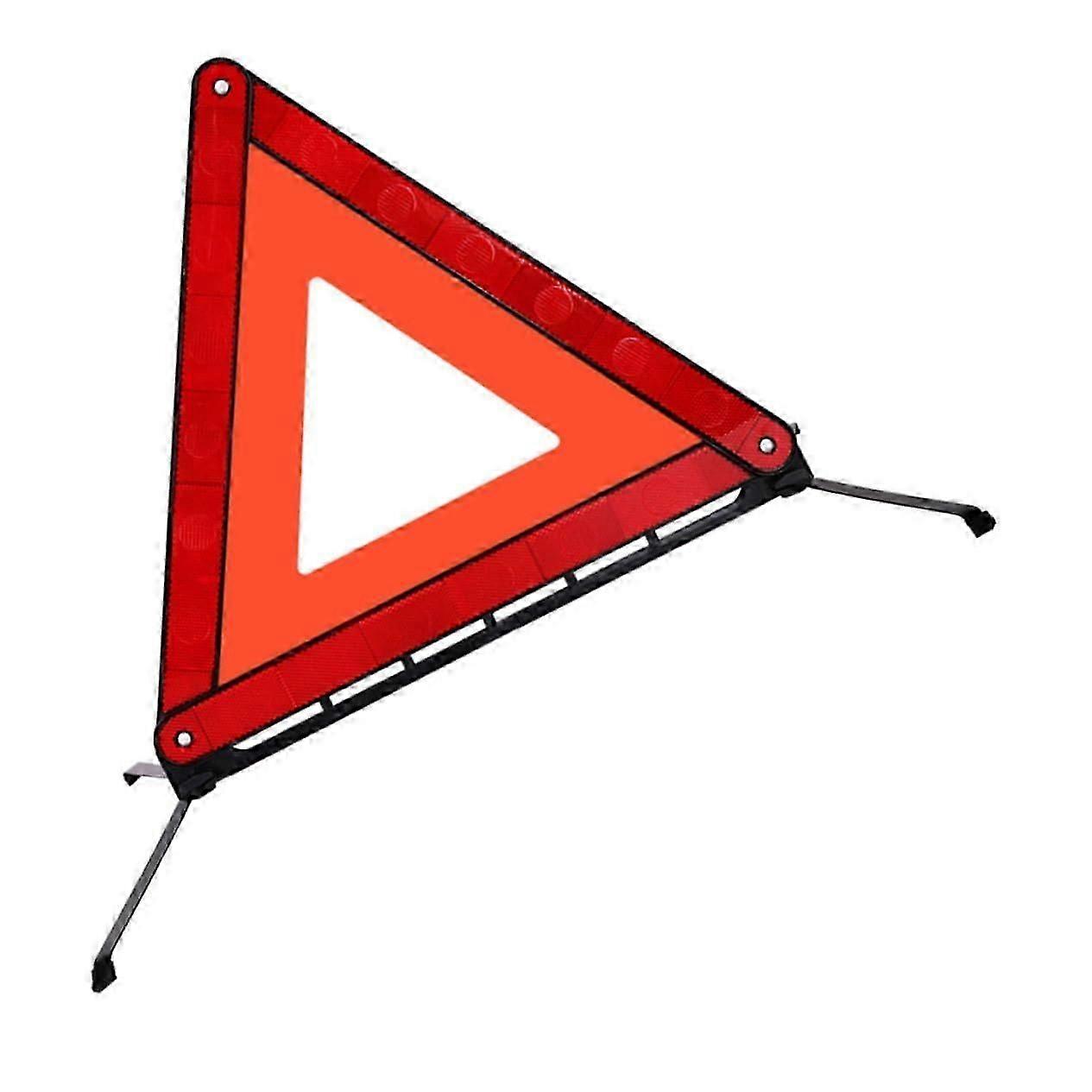 Foldable Emergency Warning Triangle for Vehicles - High Visibility Safety Accessory