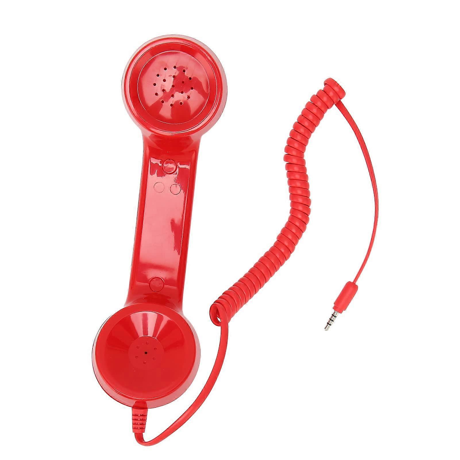 Retro Handy Handset, Multifunctional Radiation-Safe Receiver for Mobile Phones and Computers, Vintage Design, Universal Compatibility