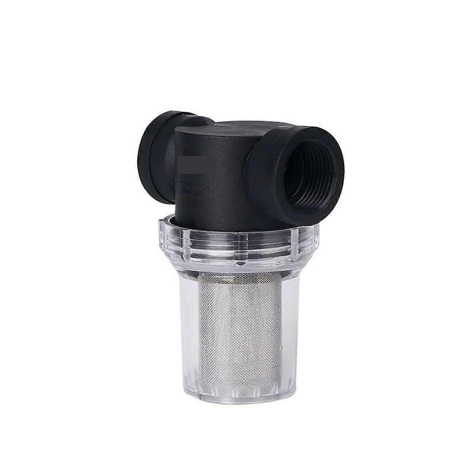 Sediment Filter Attachment Garden Pond 1/4 Inch 3/4 Inch Inline Mesh Screen Water Pump Filter Irrigation Flow Pipeline Filter
