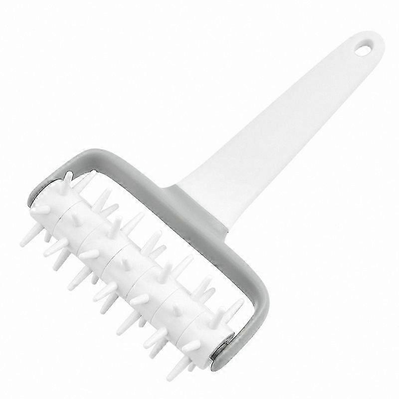 Plastic Pizza Dough Docking Tool with Roller and Hole Puncher for Baking