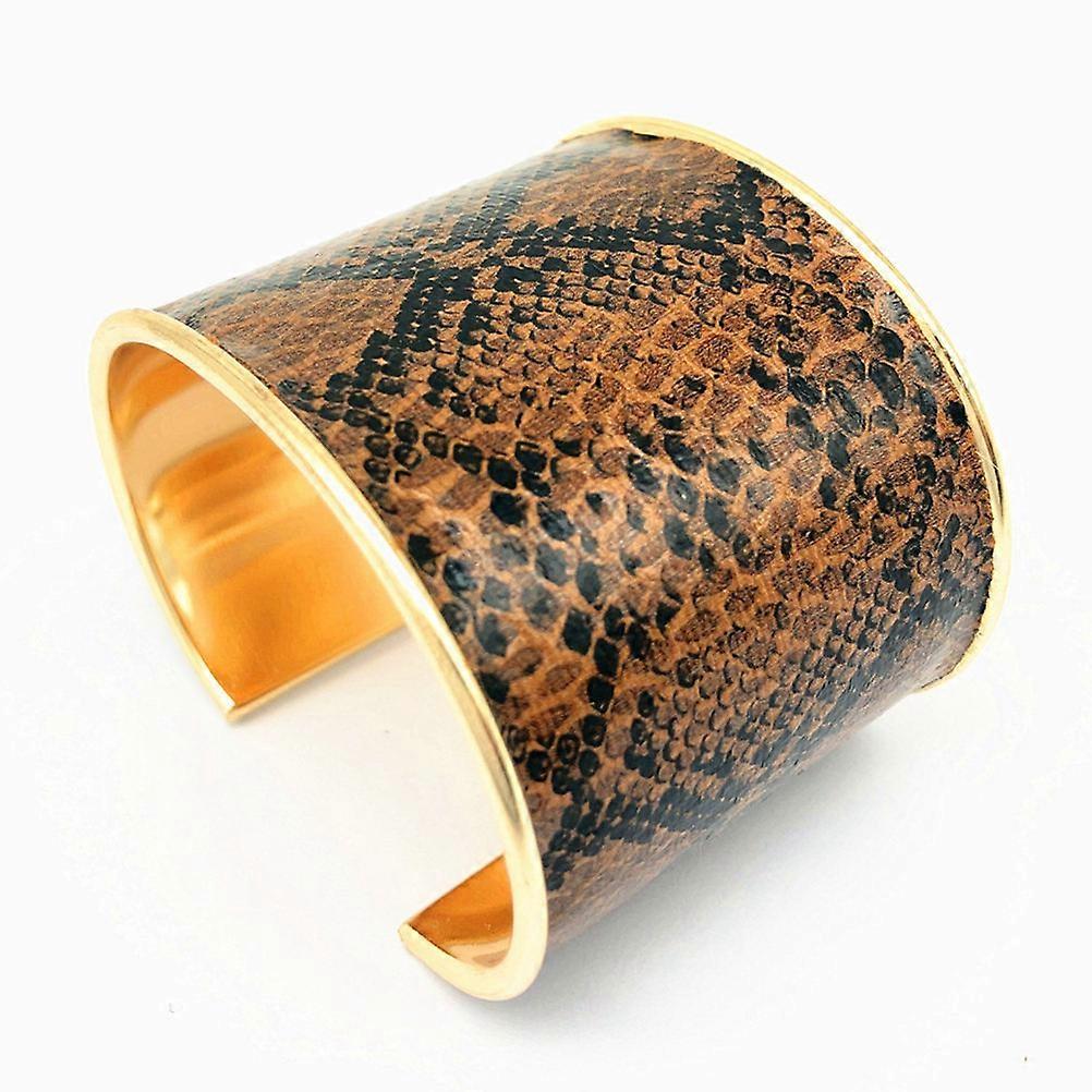 Snakeskin Design Bracelet for Women with Stylish Metal Finish Great for Decor Multi Color Fits Most Sizes