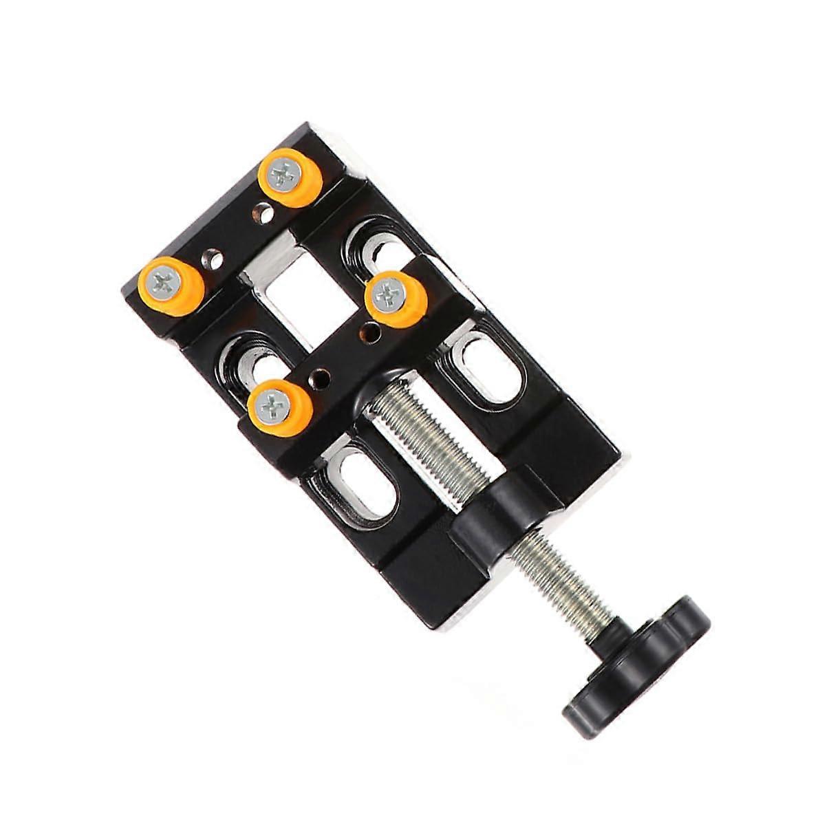 the old drill press vise – bench clamp made of aluminum alloy, Cclamp, table vise, carving tool.