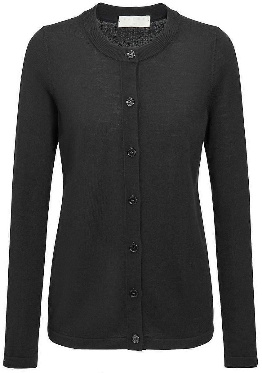 Falke Merino X-Fine Cardigan - Black