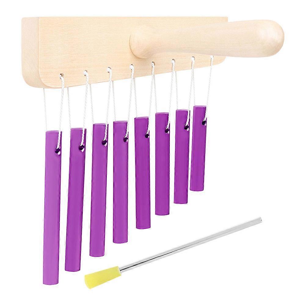 Classroom Chime 1 Set 8-Tone Arrangement Instrument Designed For Kids In Outdoor Activities And Music Education Context