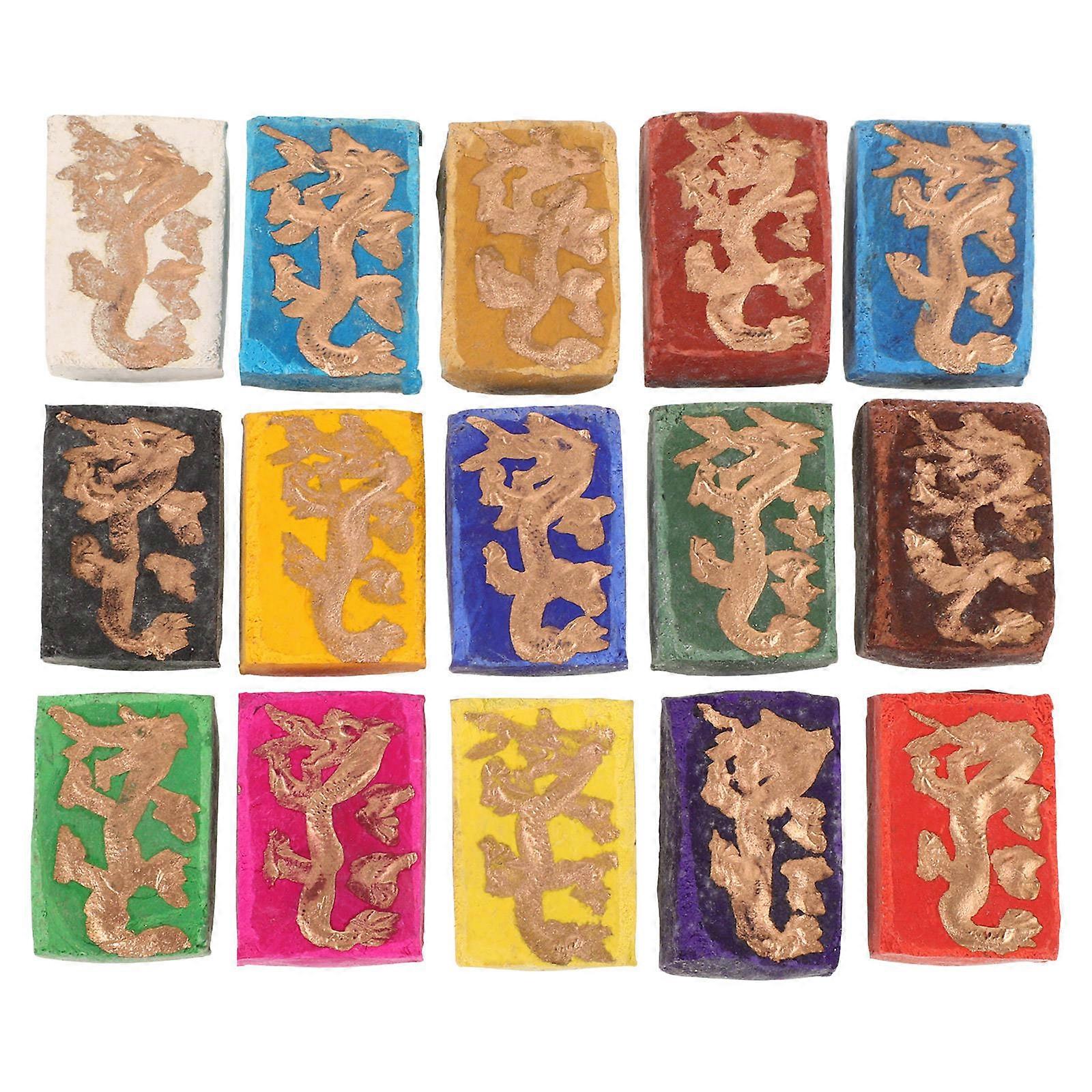 Portable Ink Stick Set For Art Practice Designed For Painting Lovers And Students 15Pcs With Reusable Function