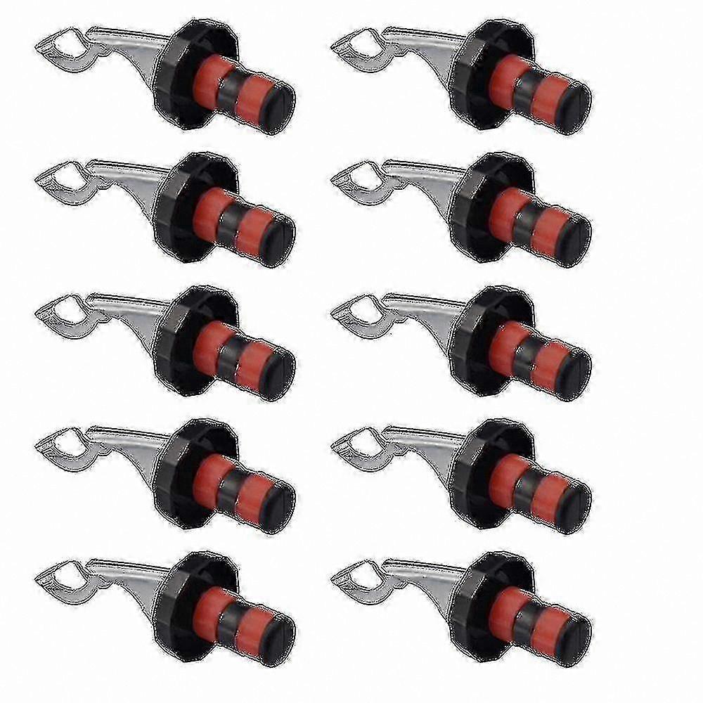 10 Pack Reusable Wine Stoppers - Airtight Leak-Proof Bottle Plugs for Wine and Beverages