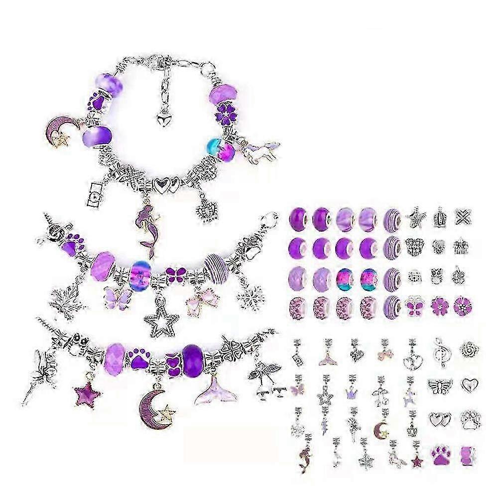 DIY Jewelry Craft Set for Girls - Tinker Bracelet Making Kit for Kids Ages 6+ - Creative Toys for Ages 5-12 Years