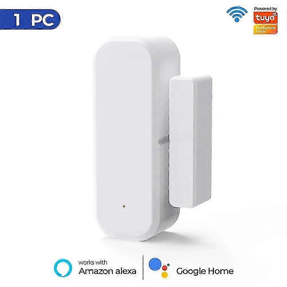 2025 Tuya WiFi/zigbee Smart Door Window Sensor Smart Home Security Protection Alarm System Door Open / Closed Detectors for Alexa Google Assistant