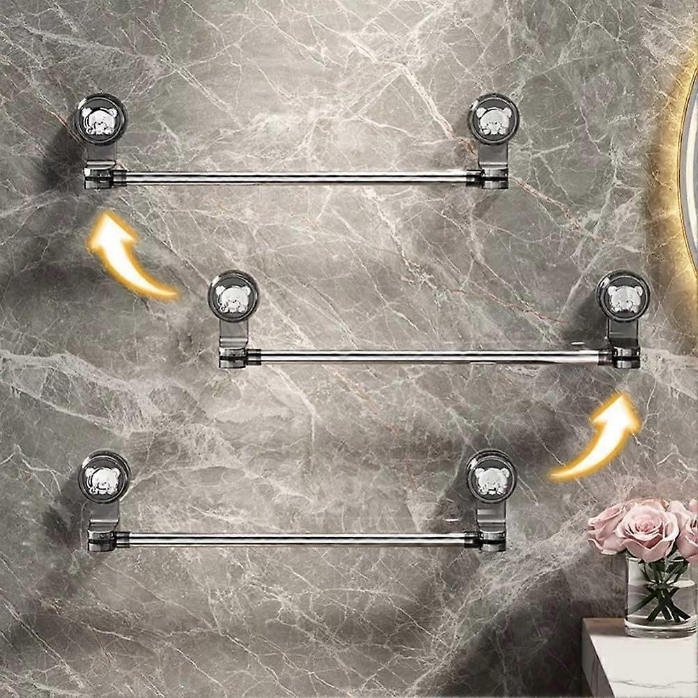 Stainless Steel Towel Holder with Strong Suction Power, Removable for Easy Cleaning and Repositioning