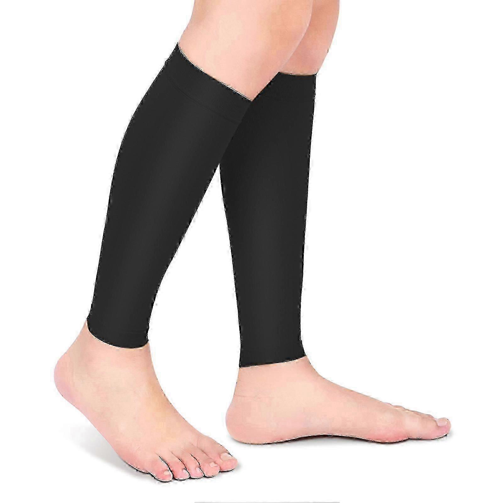 Calf Compression Sleeve Women, 1 Pairs 20-30mmhg Footless Compression Socks For Swelling Shin Splints Varicose Veins