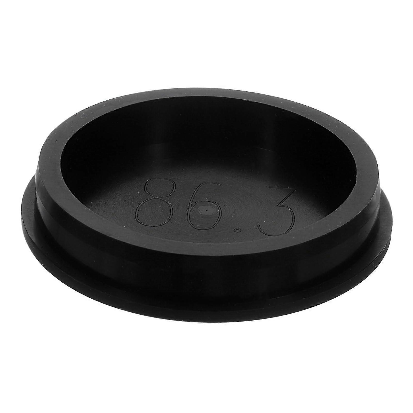 Black Rubber Stoppers Pack of 11, Silicone Plugs for 85-86.3mm Hole, 1 Inch Size, Compatible with Various Applications
