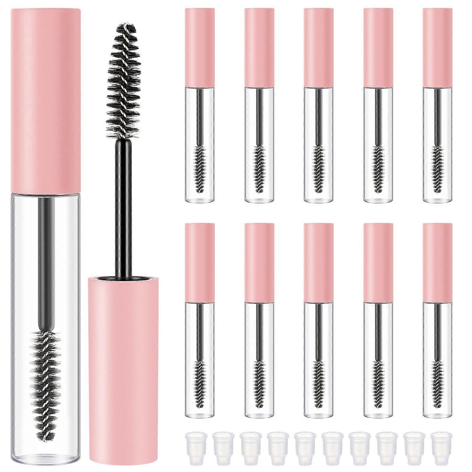 Minkissy 10PCS 10ml Empty Mascara Tubes DIY Eyelash Cream Container Makeup Tool Reusable Dispenser Bottle
