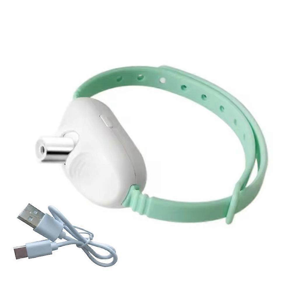 Smart Teasing Cat Collar Hands Free Interactive Toy USB Rechargeable Adjustable for Indoor Cats Exercise Weight Control