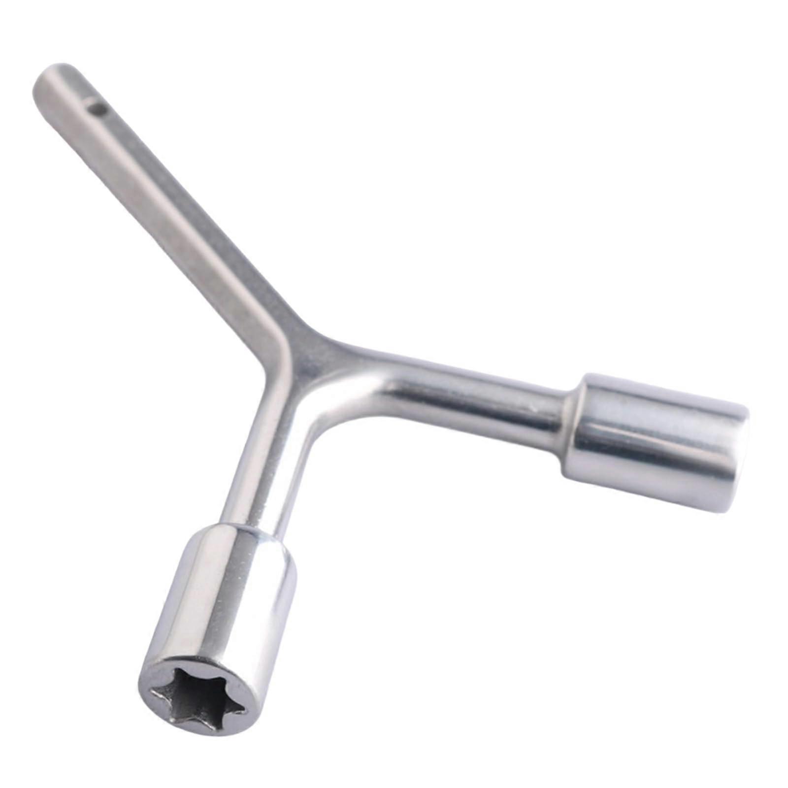 Y-Type 3-in-1 Multifunction Key Stainless Steel for Electronic Cabinets and Electrical Box Maintenance, 1 Piece