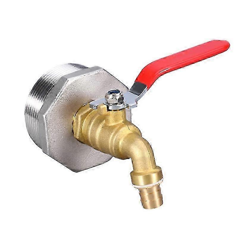 2 Inch Drum Faucet Brass Barrel Faucet With Epdm Gasket For 55 Gallon Drum-Good