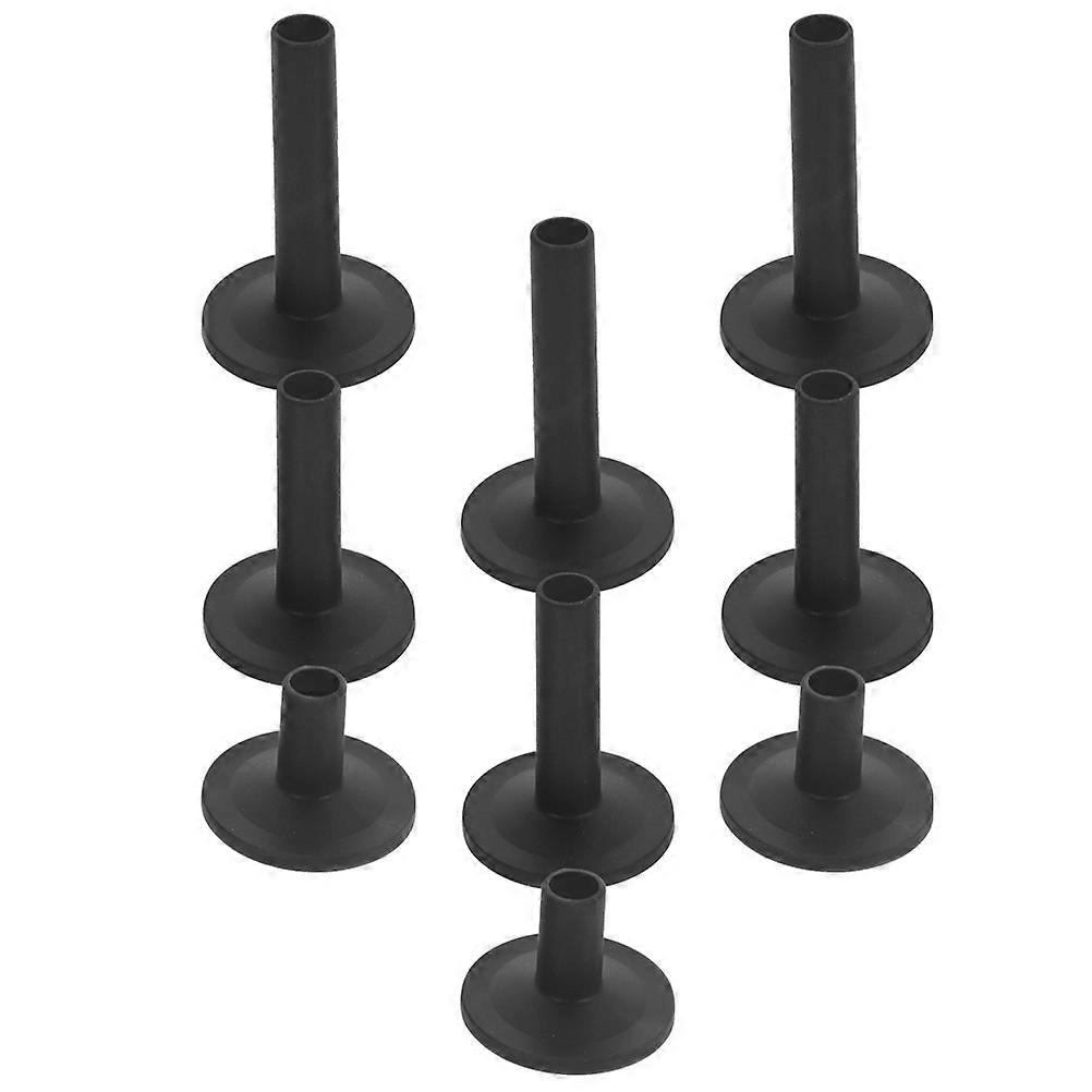 Plastic Cymbal Sleeves Drum Accessories Lightweight Rust Resistant Flanged Cymbal Stand Sleeves for Percussion Instruments