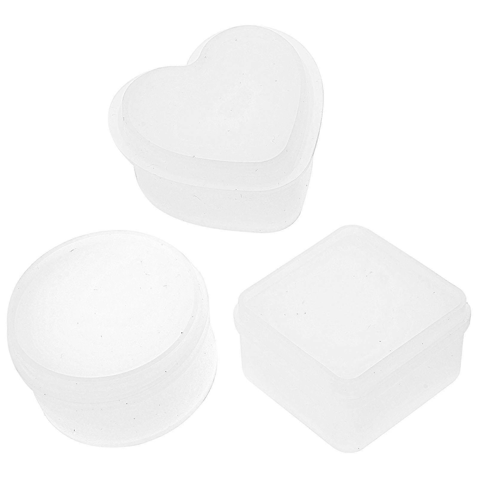 Epoxy Resin Mold Silicone Casting Mold for Diy Projects Transparent 3sets