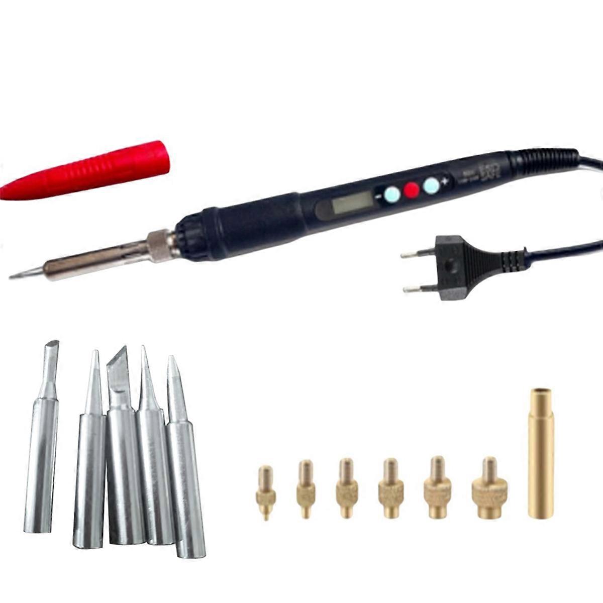 Brass Heat Insert Nut Tool Threaded Insertion Hot Melt   Nut Soldering Iron M2-M6 Plastic Pr