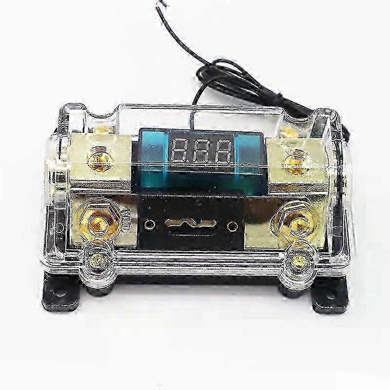Car Stereo Audio Led Display Digital Voltage Inline ANL Fuse Holder...