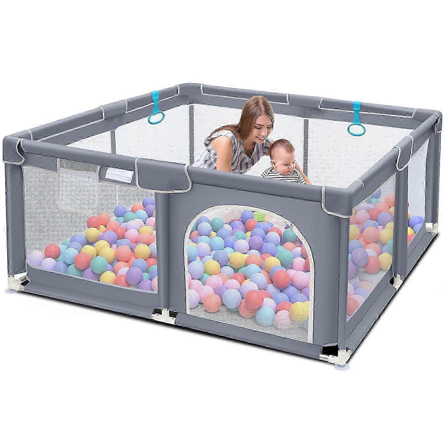 Baby Playpen, Play Pen for Kids Activity Center, Large Anti-Fall Ba...