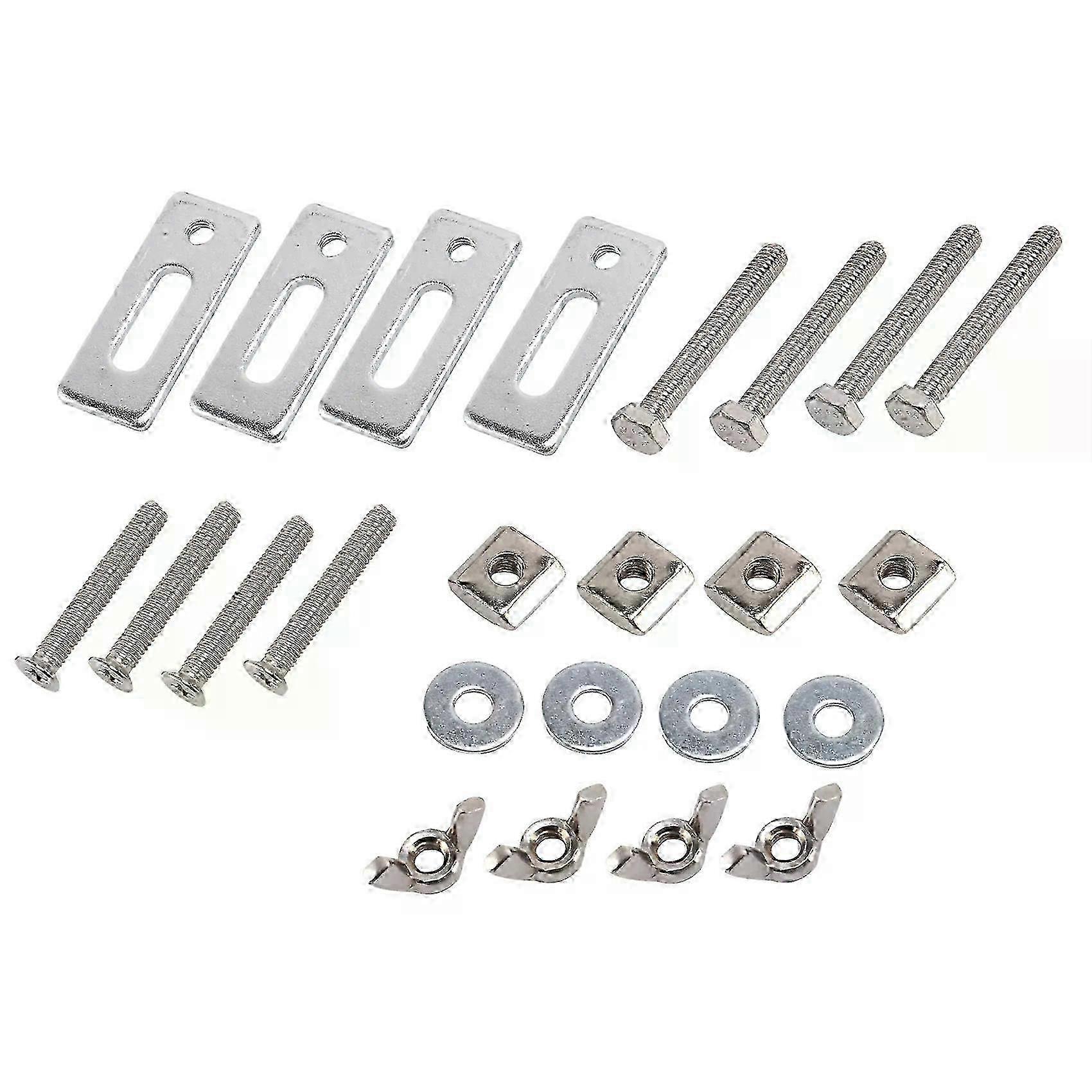 4 Pack T-Track Clamp Mini T Track Hold Down Clamps Kit Compatible w...