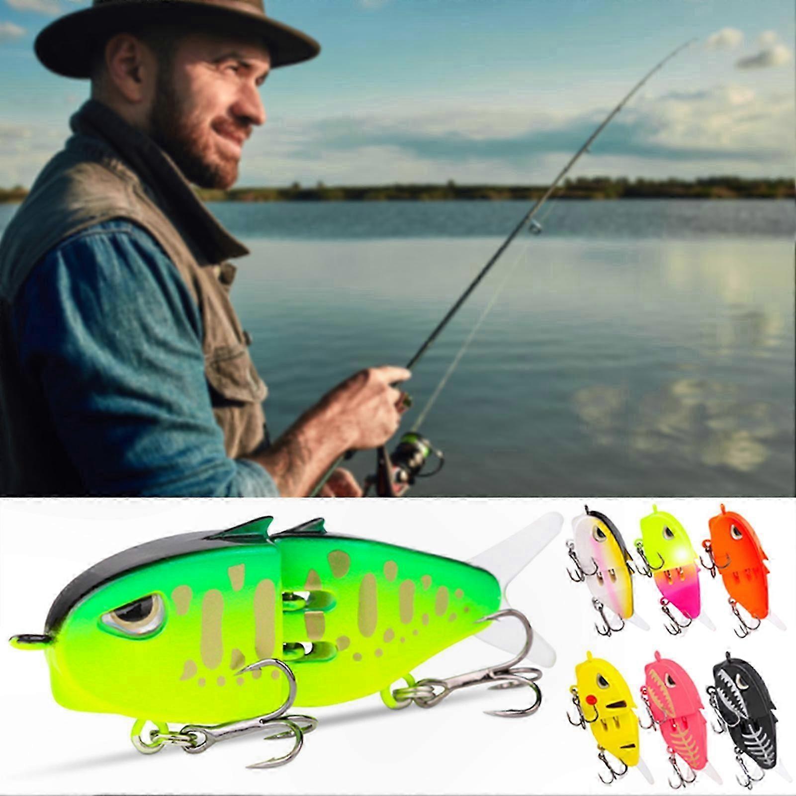 60mm Micro Pencil Bait with Slow Sinking Feature, Durable Double Hook for Secure Fishing, Ideal for Rocky Shoreline Use