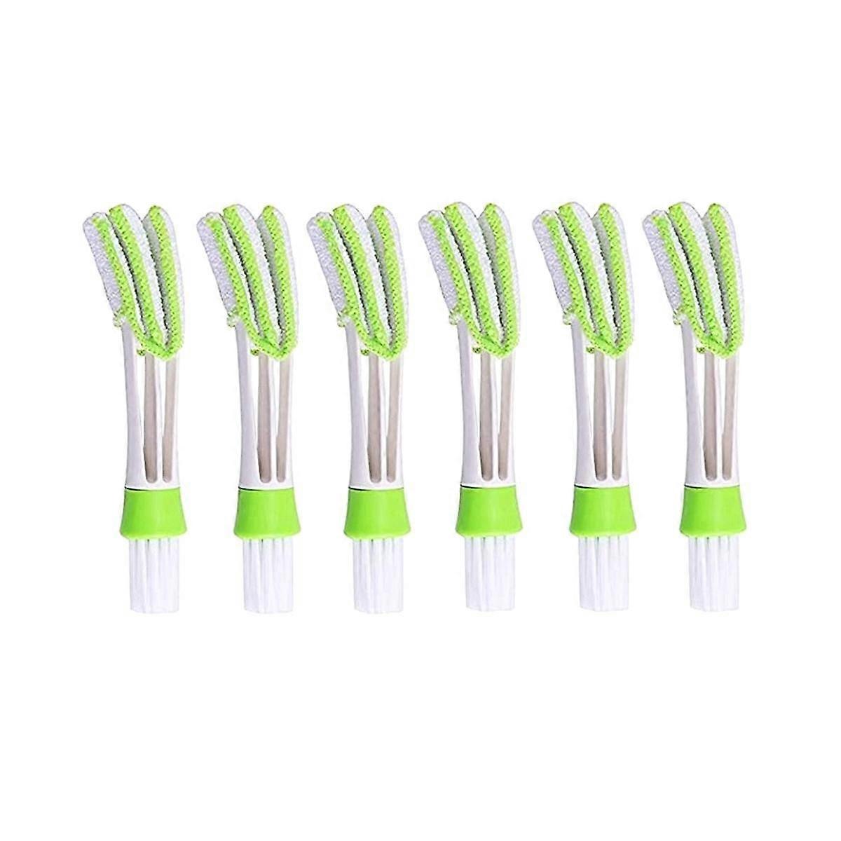 6Pcs Duster for Car Automotive Air Conditioner Cleaner Brush Dust Tool for Keyboard/Window/Leaves B