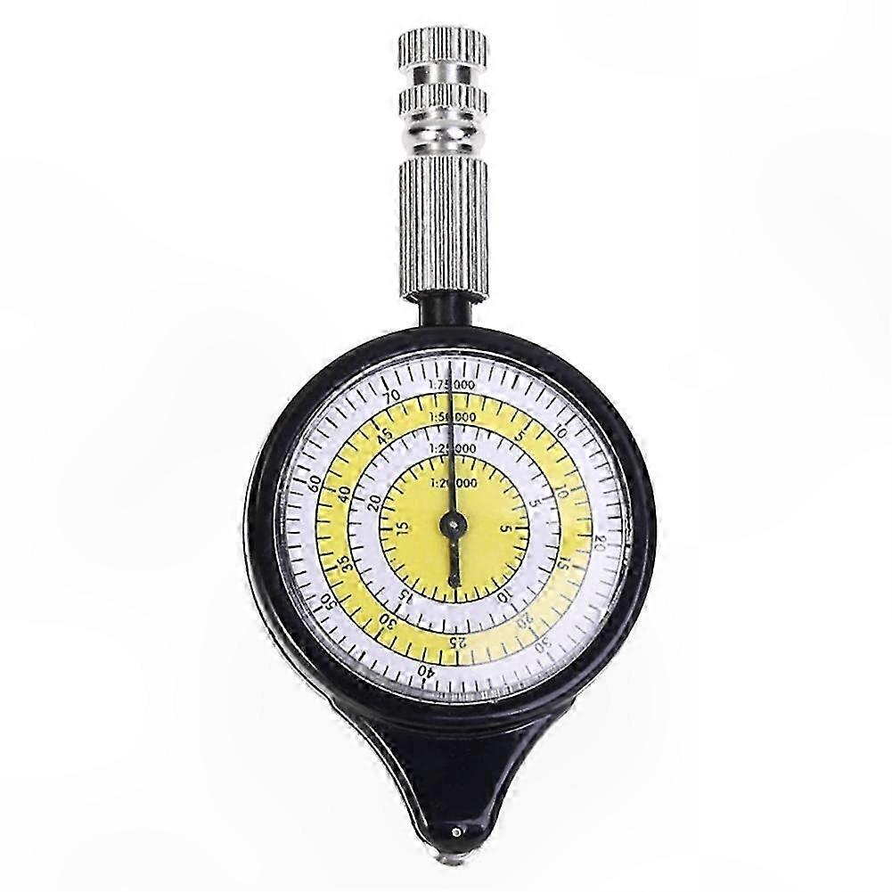 Multifunction Outdoor Map Tool with Compass and Curvimeter for Hiking and Exploration