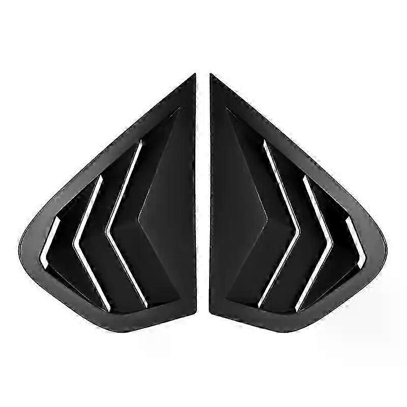 2PCs Fit For BMW X6 E71 E72 2008-2014 Rear Side Window Vent Louvers Triangle Cover ABS Shutter Decoration Accessories 2013 2012 2011