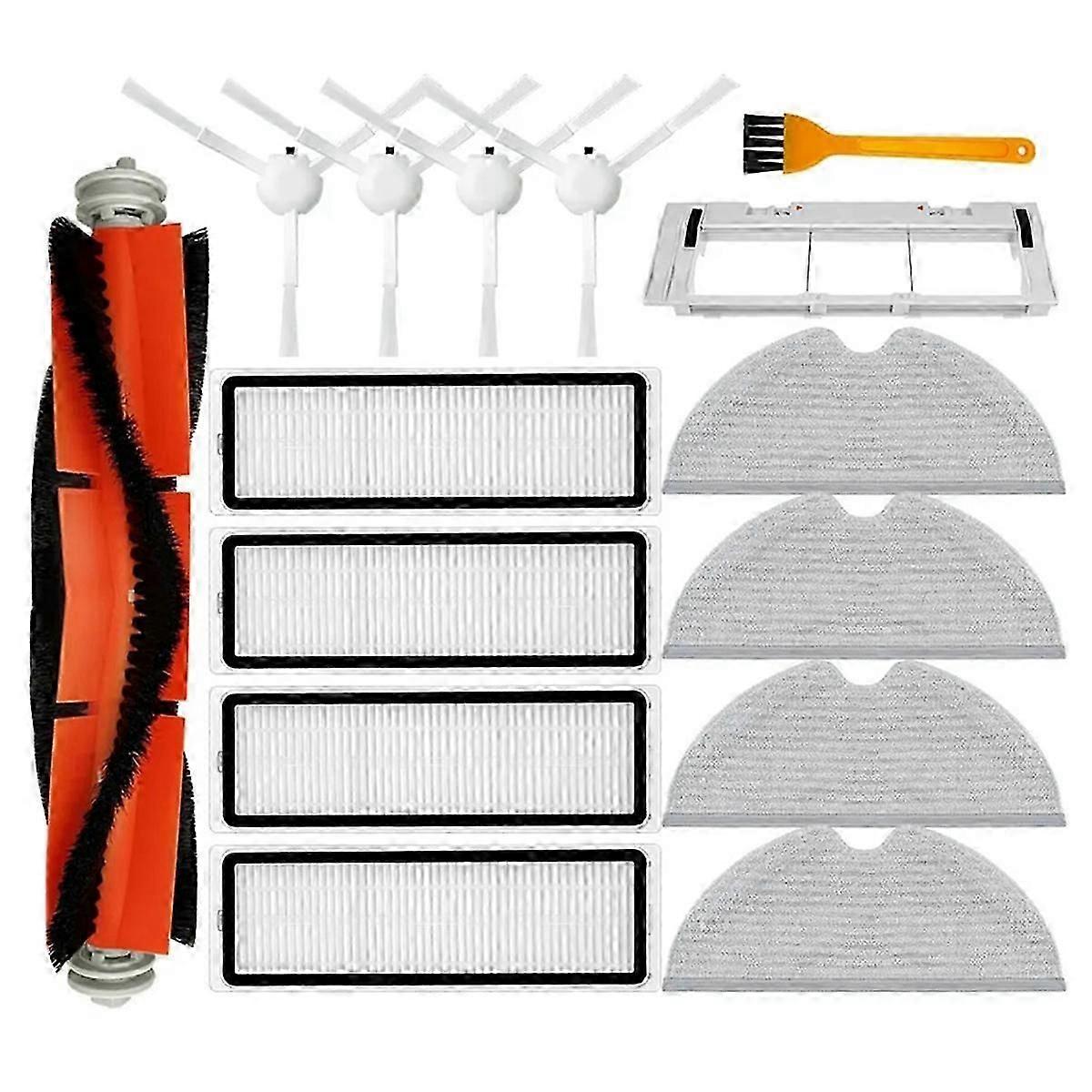 Replacement Main Side Brush & HEPA Mop for Xiaomi Dreame F9 Robot Vacuum Cleaner