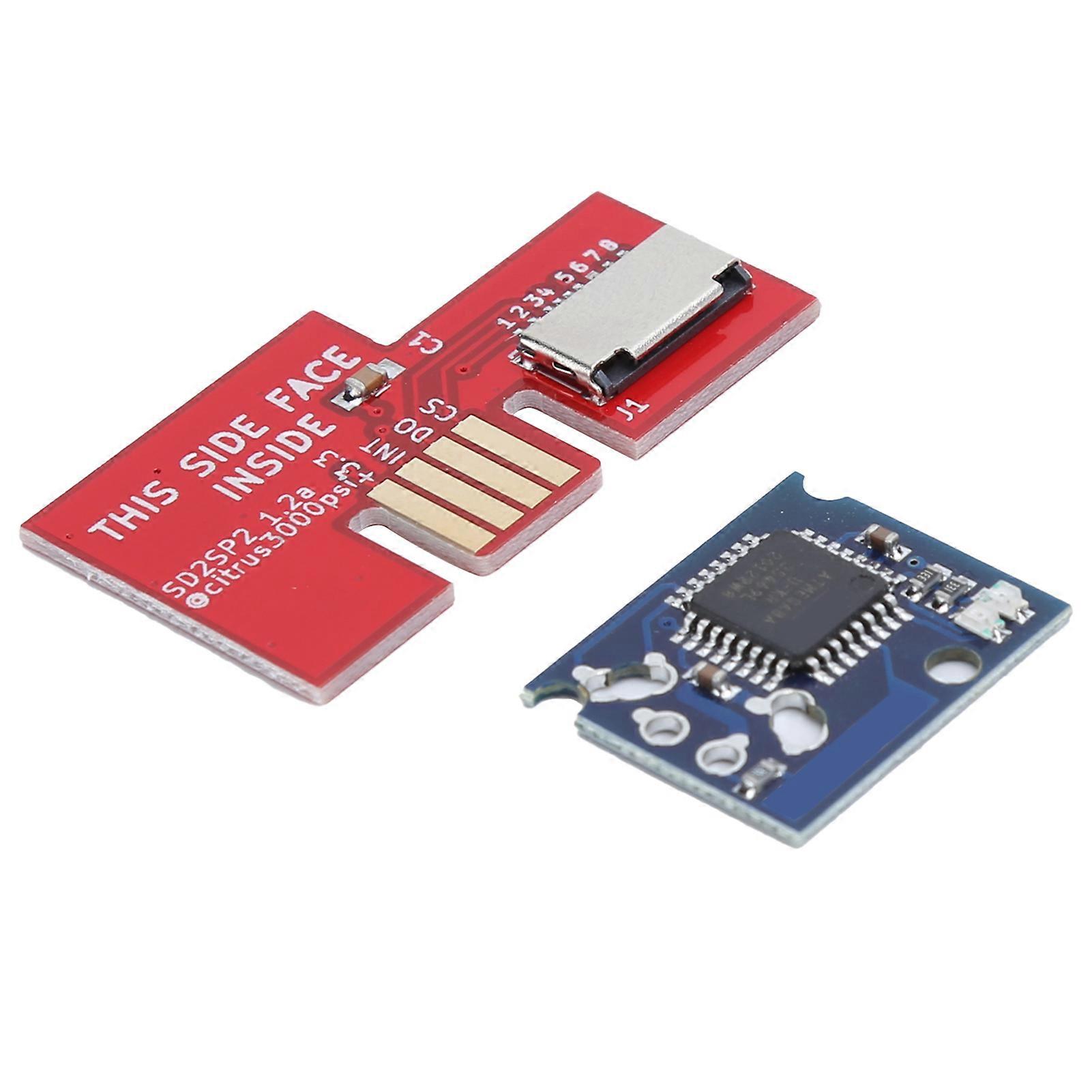 Chip SD2SP2 Micro Memory Card Adapter 3.6x1.9cm Red for NGC