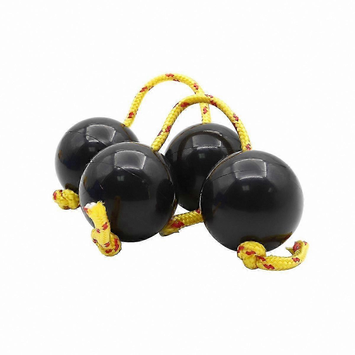 African Rhythm Balls Musical Instrument Shaker Set of 2 Pairs for Percussion Enthusiasts Handheld Cultural Sound Maker Tool