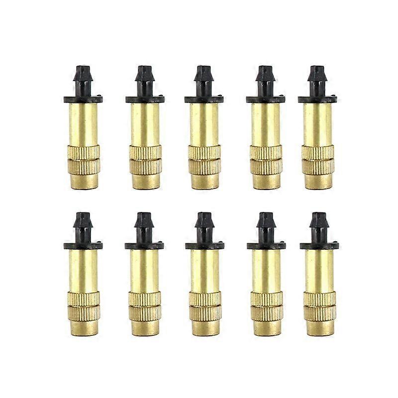 12 Pieces Copper Atomizing Nozzle, Ternel Adjustable Spray Drippers, Atomizing