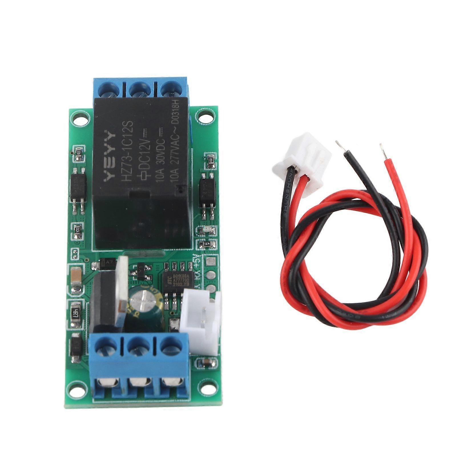 12V Self Lock Switch High Level Trigger Relay Module One Button Start Stop Self Locking