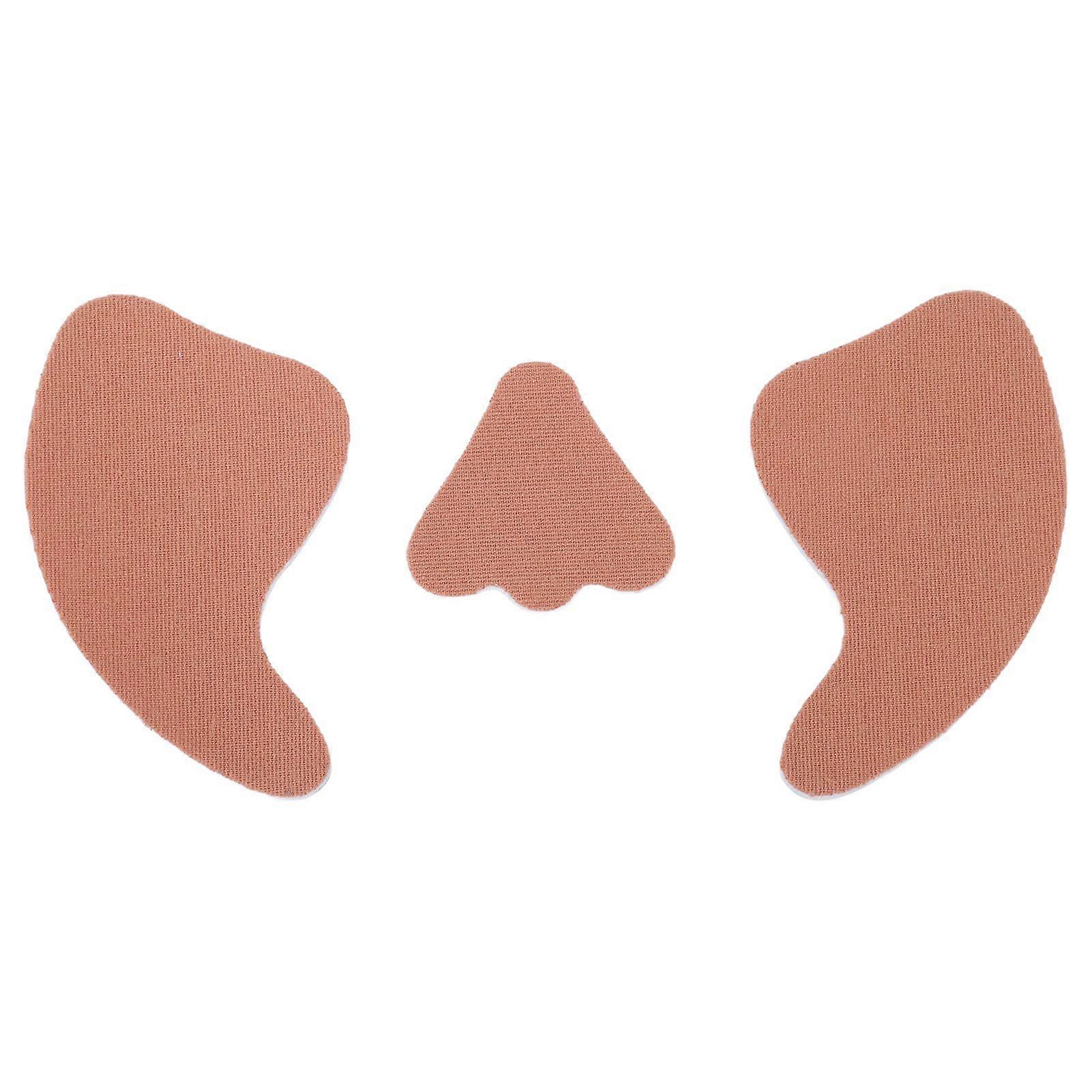 Under Eye Ultraviolet Pads Wind Frost Proof Breathable Sweat Absorbent Face Protection Patches for Outdoor Arcuate Seperated
