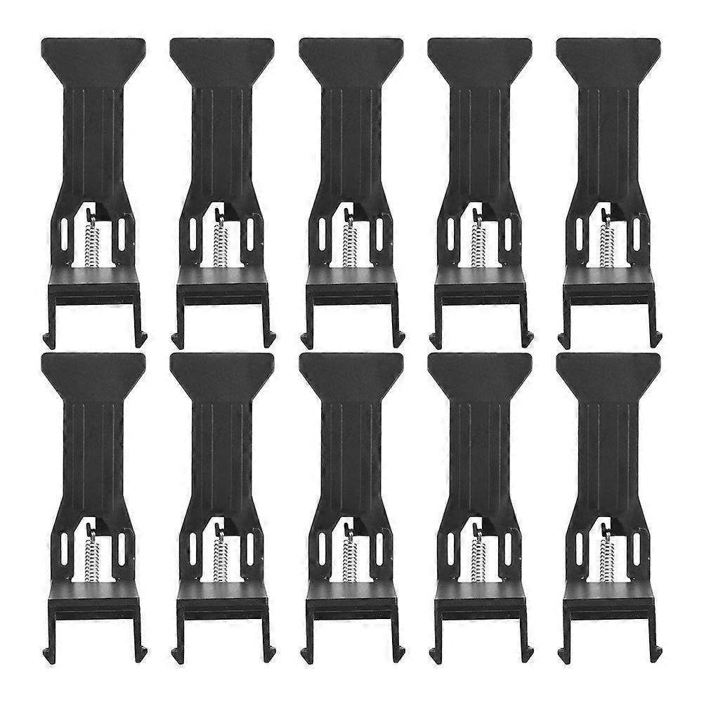 Money Clips for Store Plastic Black for Cash Drawer Retail Environment 12Pcs