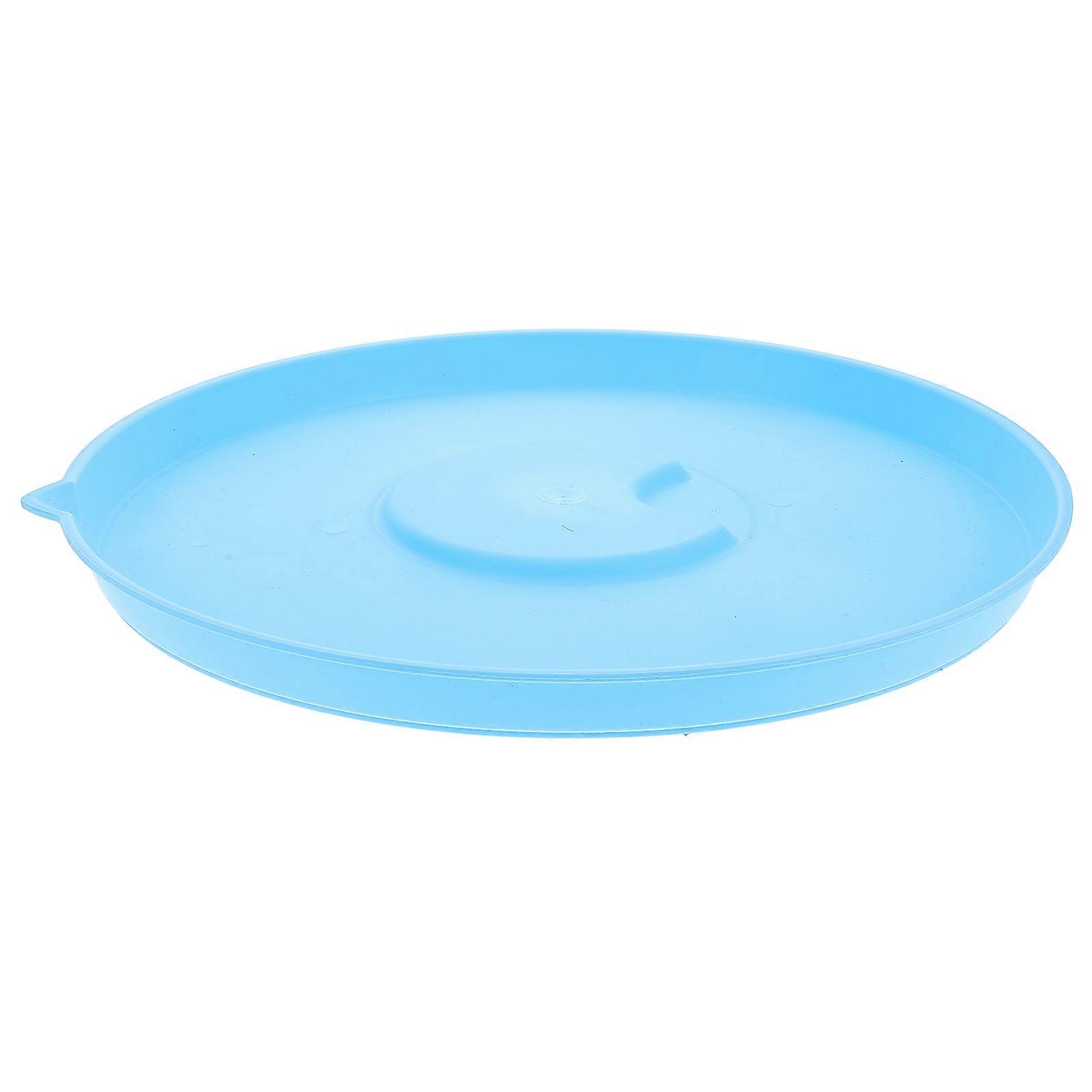 Blue Bubble Tray for Kids Featuring Stable Round Design for Storage