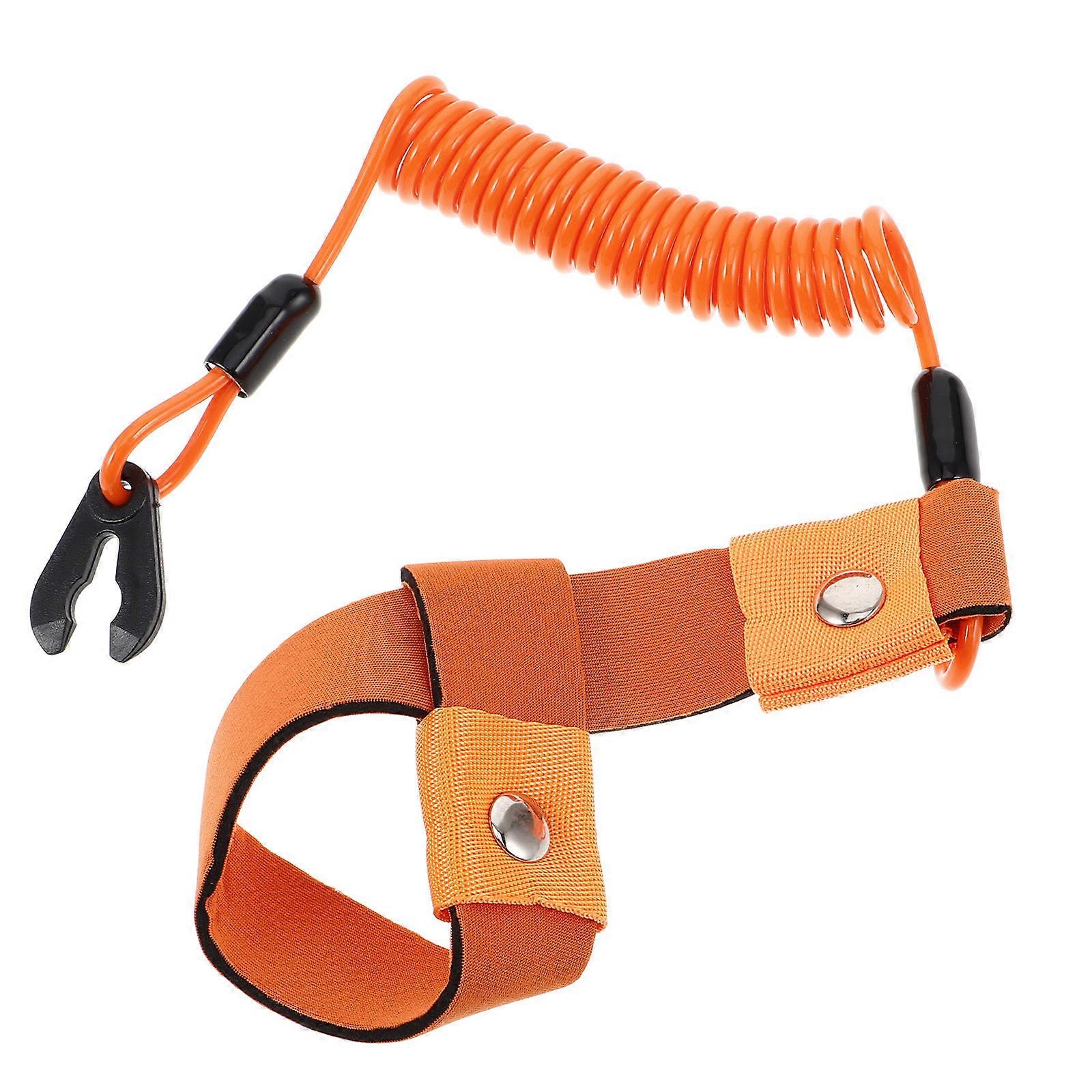 Emergency Kill Switch for Compatible Water Sports Orange Pu Nylon Material Function 1Pcs