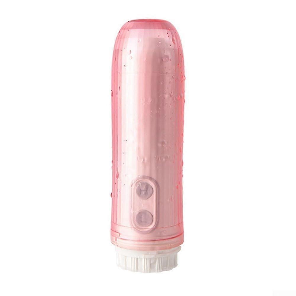 Travel Folding Bidet Sprayer With Rotatable Nozzle, Portable Electric Spray Wash Tool, Pink Compact Size