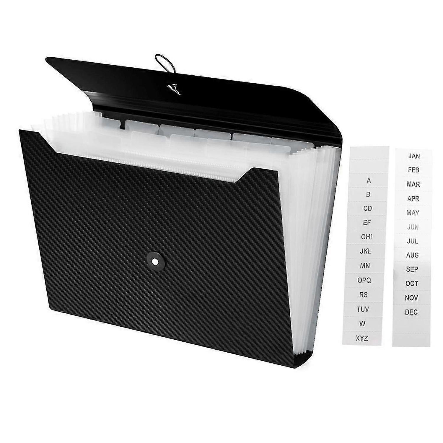 Expanding File Folder,A4 Letter Size Paper Document Receipt Organizer