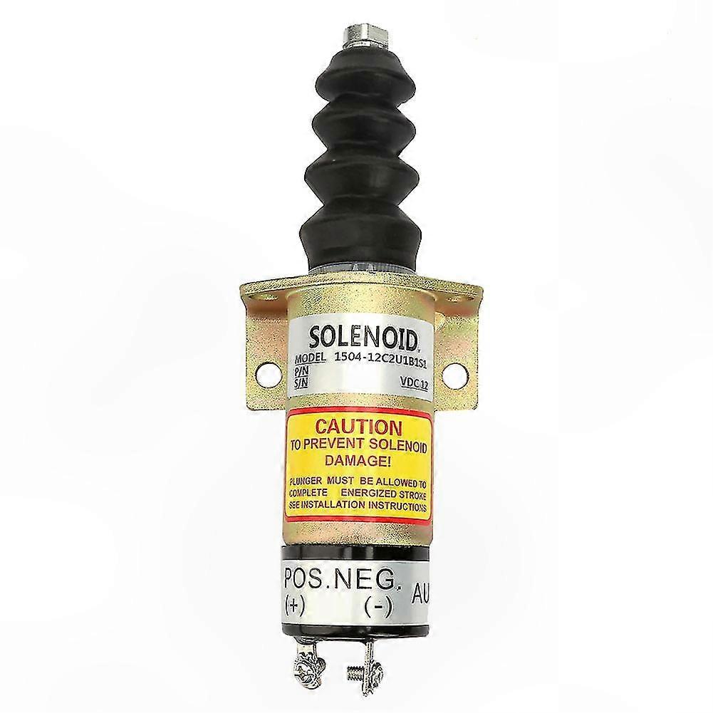 12V Engine Shut Off Sole Replacement Kit 1504-12C2U1B1S1, Steel Housing Stop Sole for DHEMY