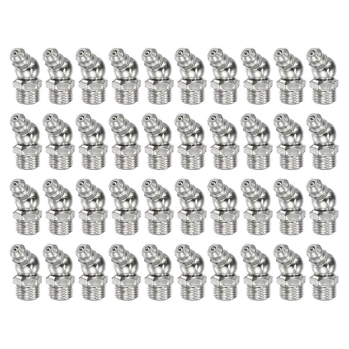 Plated Iron 45 Degree Grease Fitting M10 X 1mm