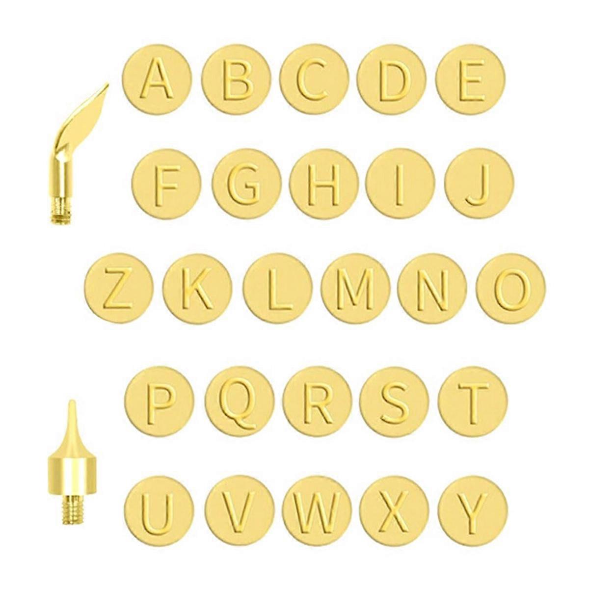  DIY Wood Burning Letters Stencils Set