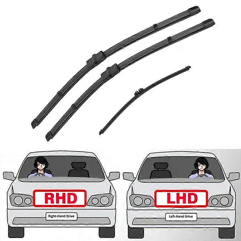Front Rear Wiper Blades Set For Skoda Octavia 2 A5 MK2 1Z 2005 - 2013 RS VRS Combi Estate Windshield Windscreen Car Accessories