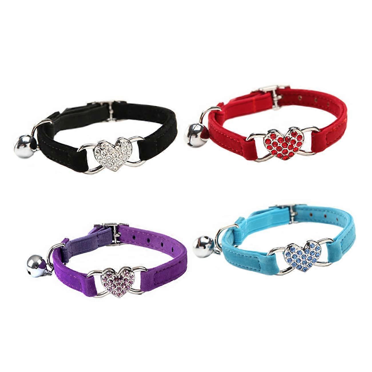 Cat Collar HeartDesign Calming Neck Ring For Pets Colorful Random Color Options
