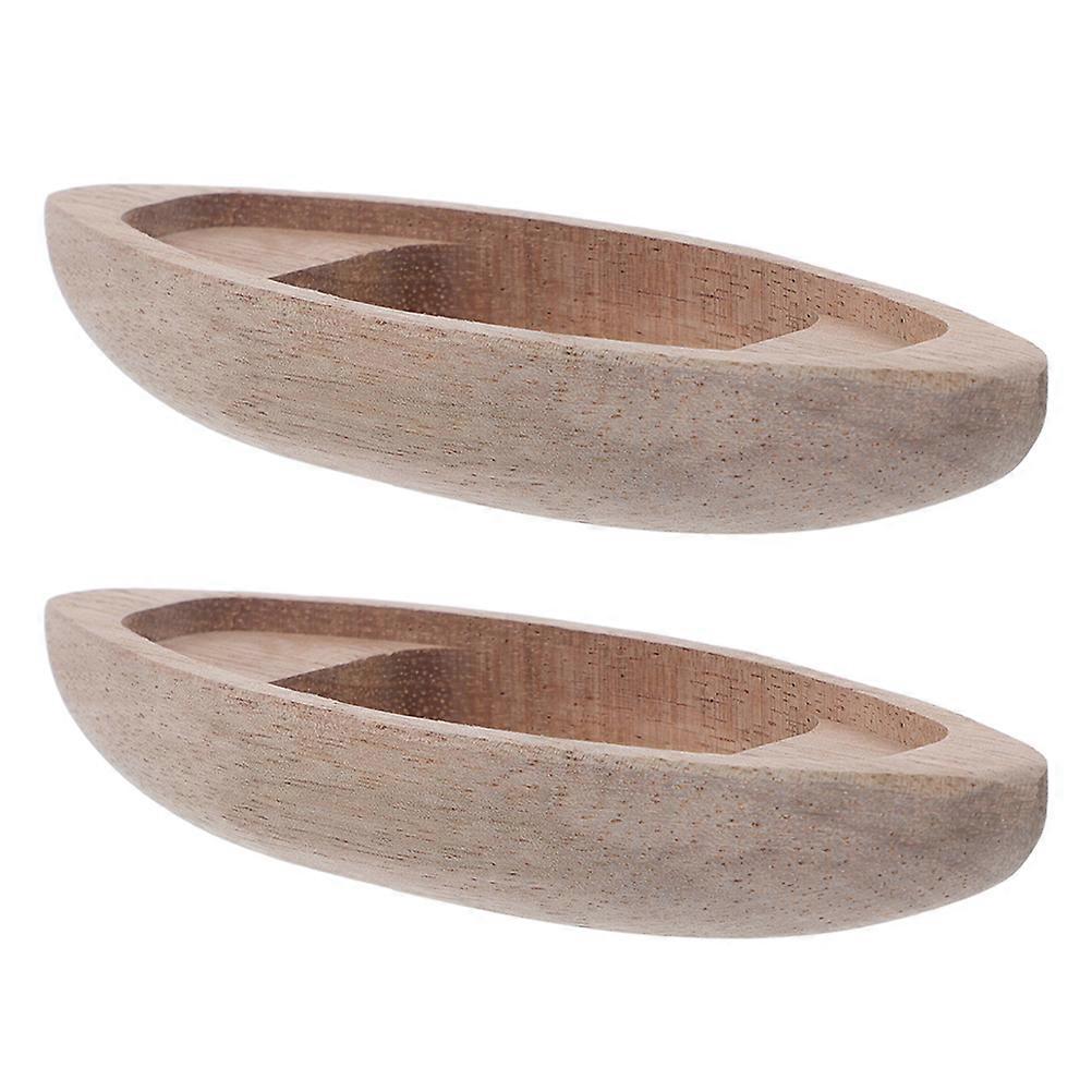 Mini Wooden Sailboat Model for Decorative Use 4Pcs Rustic Nautical Boats